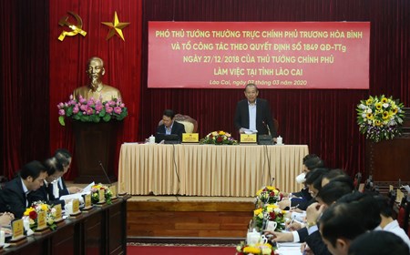 Phó Thủ tướng Thường trực: Lào Cai cần thực hiện 'mục tiêu kép'